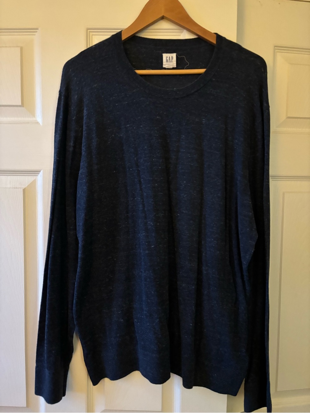 GAP Men's Crewneck Sweater - Navy Heather